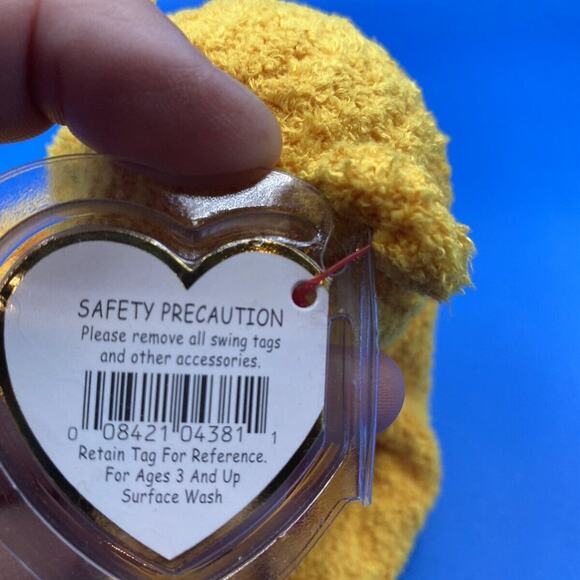 Ty Beanie Baby "Poopsie" Bear 2001 Stuffed Animal Toy New With Tag NWT (B1) - Picture 2 of 10